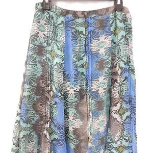 East 5th Skirt Size 10, Lined, Pleated, Side Zip/Hook Closure, Machine Wash